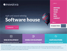 Tablet Screenshot of inovatica.com